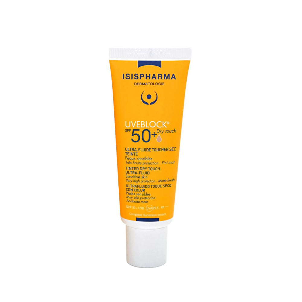 ISIS pharma Uveblock SPF 50 Dry-Touch Tinted | Skin Care / Sun Care / Sun Protection ISIS pharma Uveblock SPF 50 Dry-Touch Tinted | Skin Care / Sun Care / Sun Protection