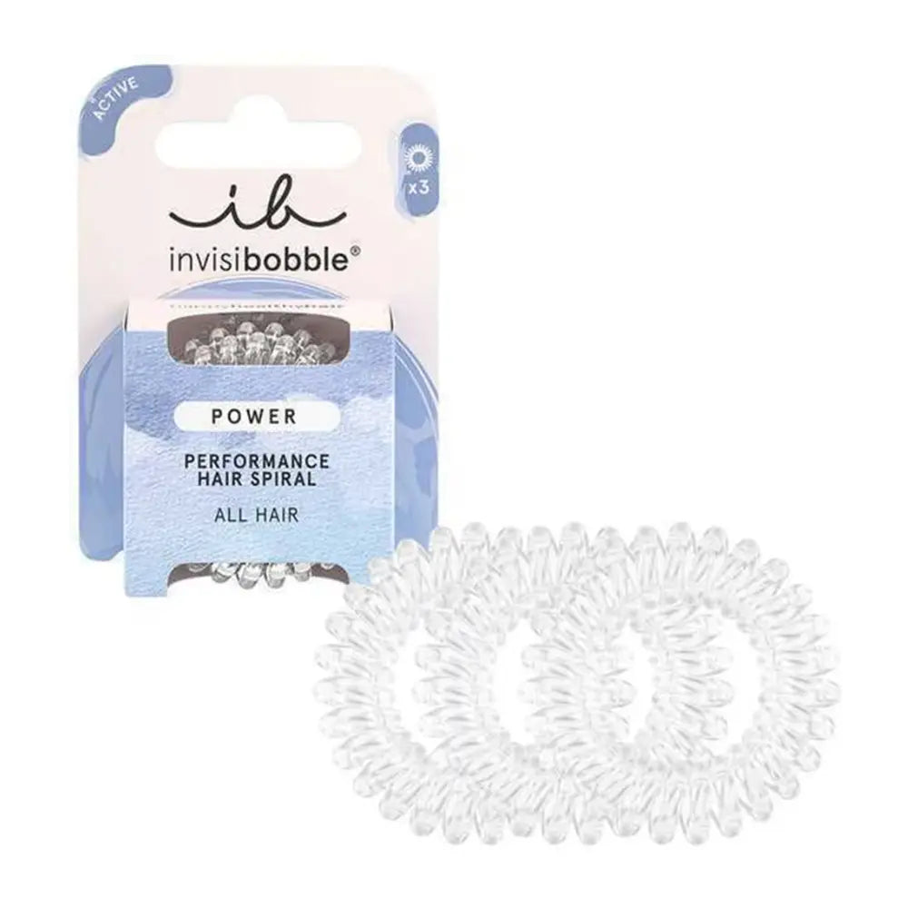 Invisibobble Power Crystal Clear 3pcs