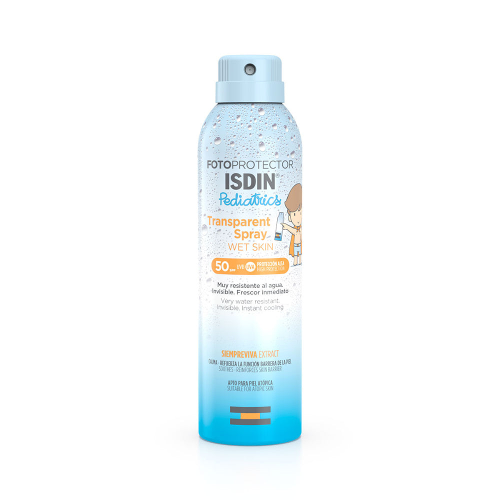 Isdin Transparent Spray Pediatrics Wet Skin SPF50+ 250m | Skin Care / Sun Care / Sun Protection Isdin Transparent Spray Pediatrics Wet Skin SPF50+ 250m | Skin Care / Sun Care / Sun Protection