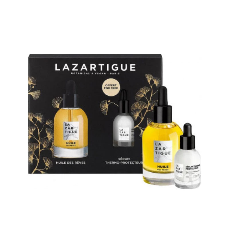 LAZARTIGUE HUILE DES RÊVES PACKAGE (HUILE DE RÊVE 50ML + THERMO PROTECT 10ML)