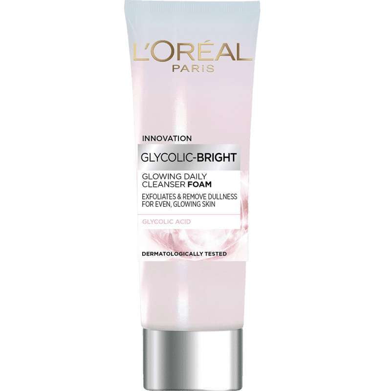 L'Oreal Paris Glycolic Bright Glowing Daily Cleanser Foam 100ml