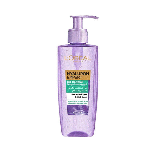 L'Oréal Paris Hyaluron Expert Oil Control Deep Cleansing Gel 200ml