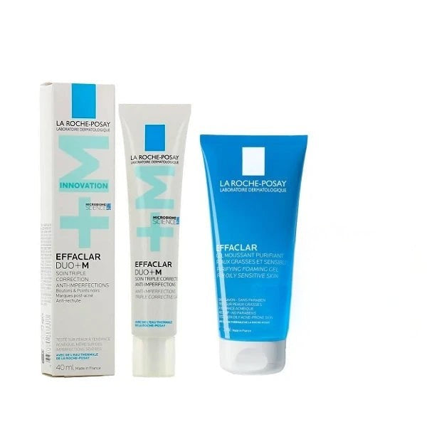 La Roche-Posay Effaclar Duo+ M + Purifying Foaming Gel Cleanser (Free Gift)