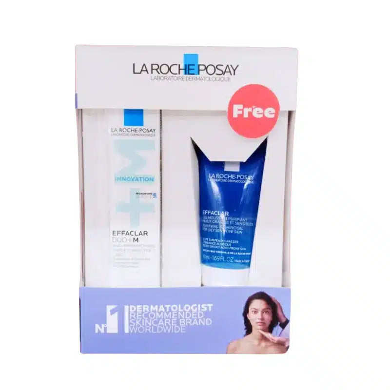 La Roche-Posay Effaclar Duo+ M + Purifying Foaming Gel Cleanser (Free Gift)