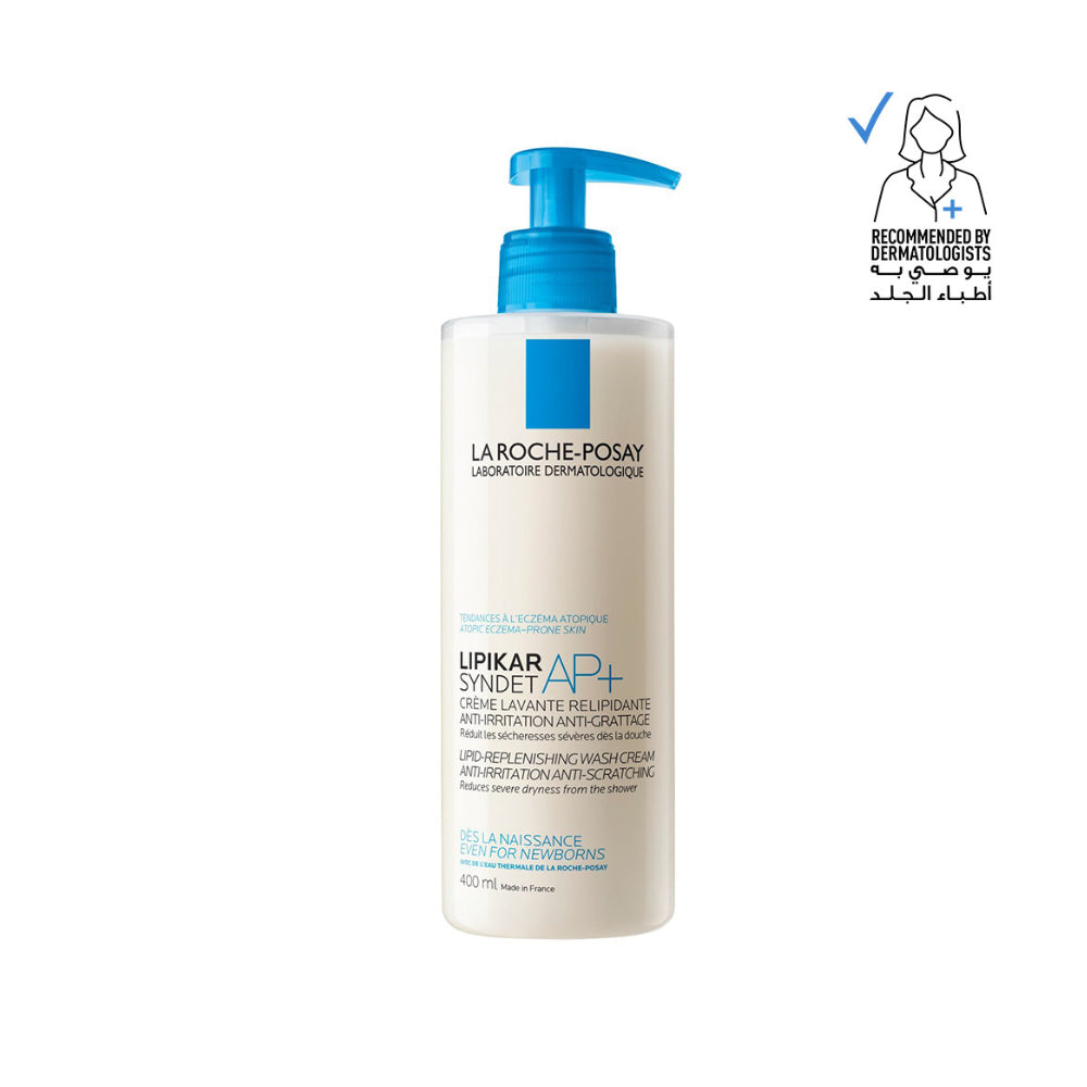 La Roche-Posay Lipikar Syndet AP+ Cream Body Wash for Eczema Prone Skin 400ml