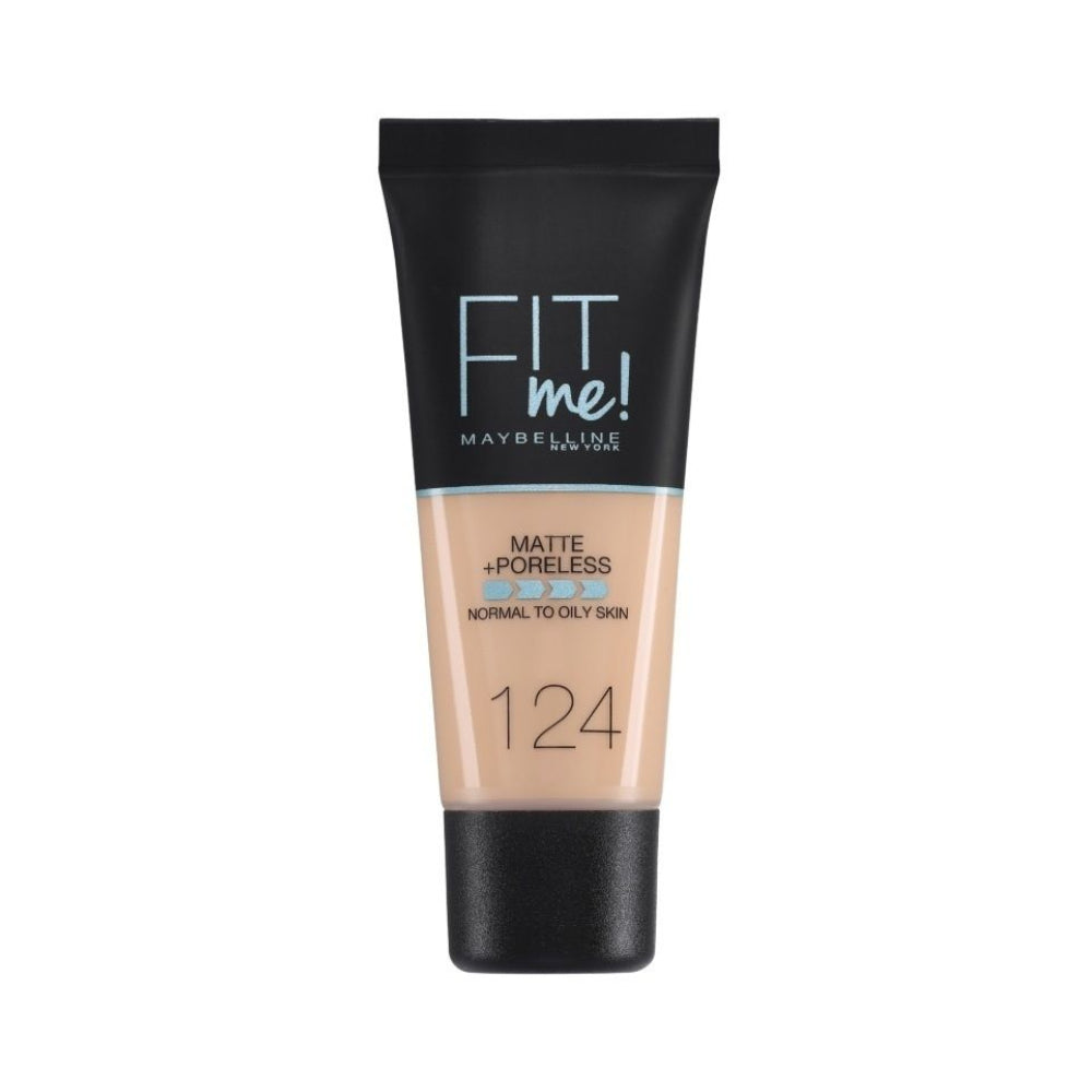 Maybelline Fit Me Matte Poreless Foundation 124
