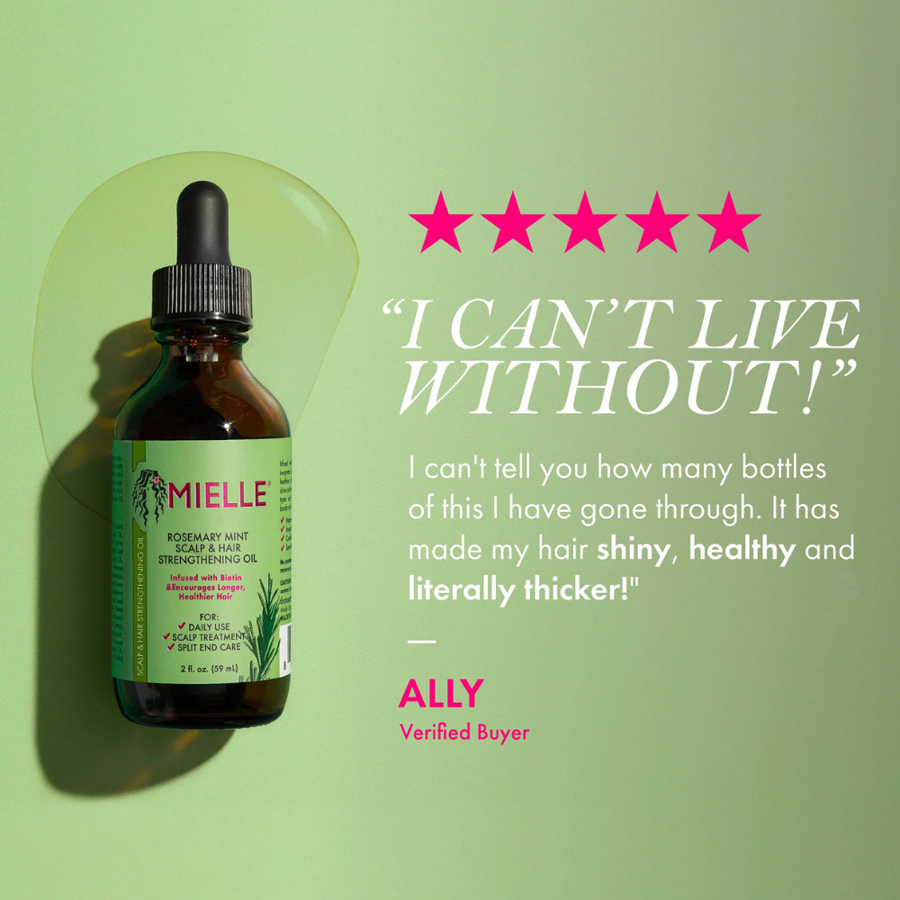 Mielle Rosemary Mint Scalp & Hair Strengthening Oil 59ml