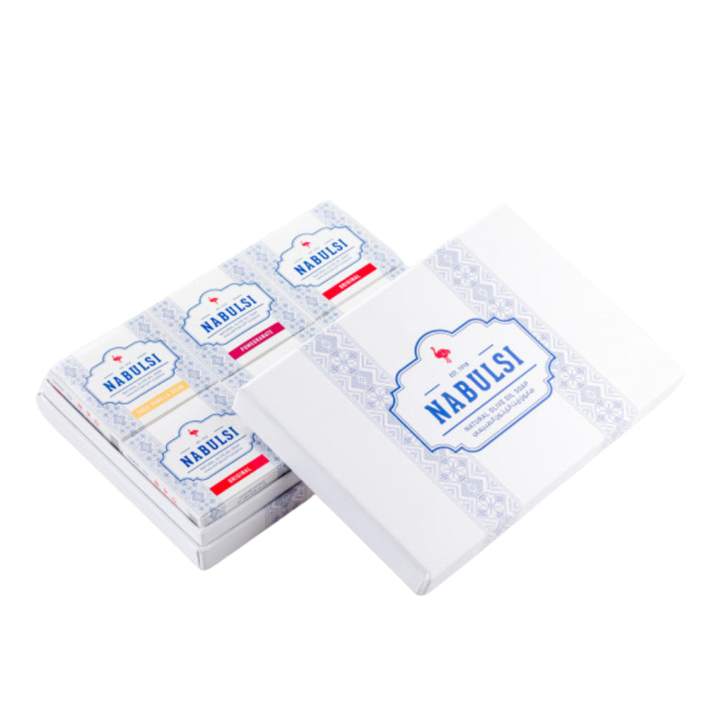 Nabulsi Natural Olive Oil Soap Gift Set of 6 pcs 100g