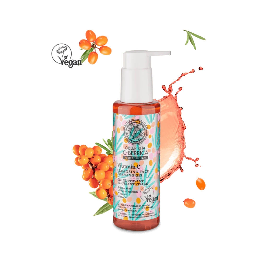 Natura Siberica Oblepikha C-Berrica Cleansing Face Foaming Gel 145ml