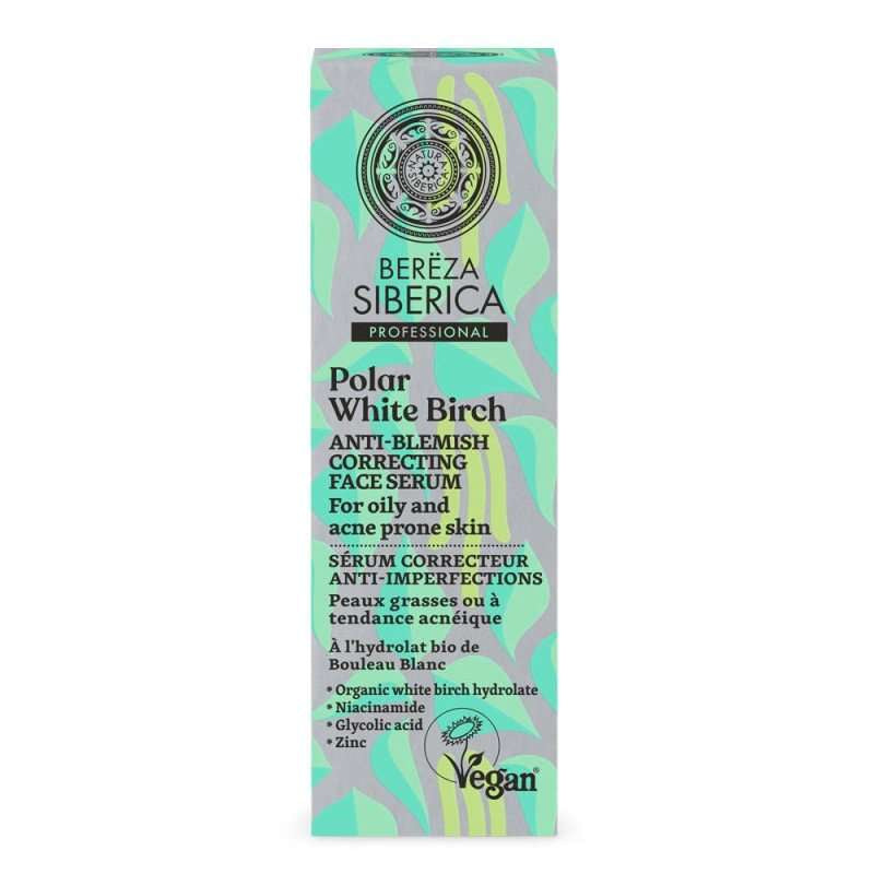 Natura Siberica Polar White Birch Anti-blemish Correcting Face Serum