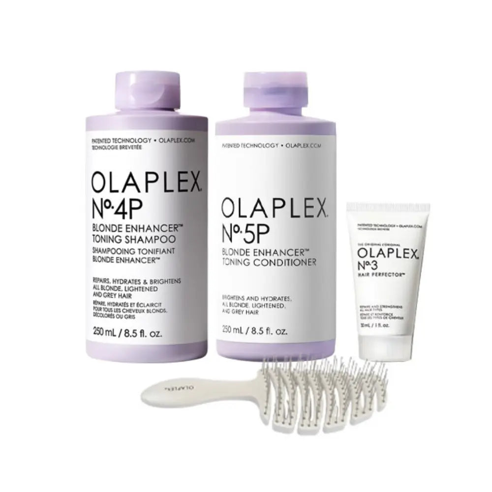 Olaplex Blonde & Grey bye-bye brass cleansing kit