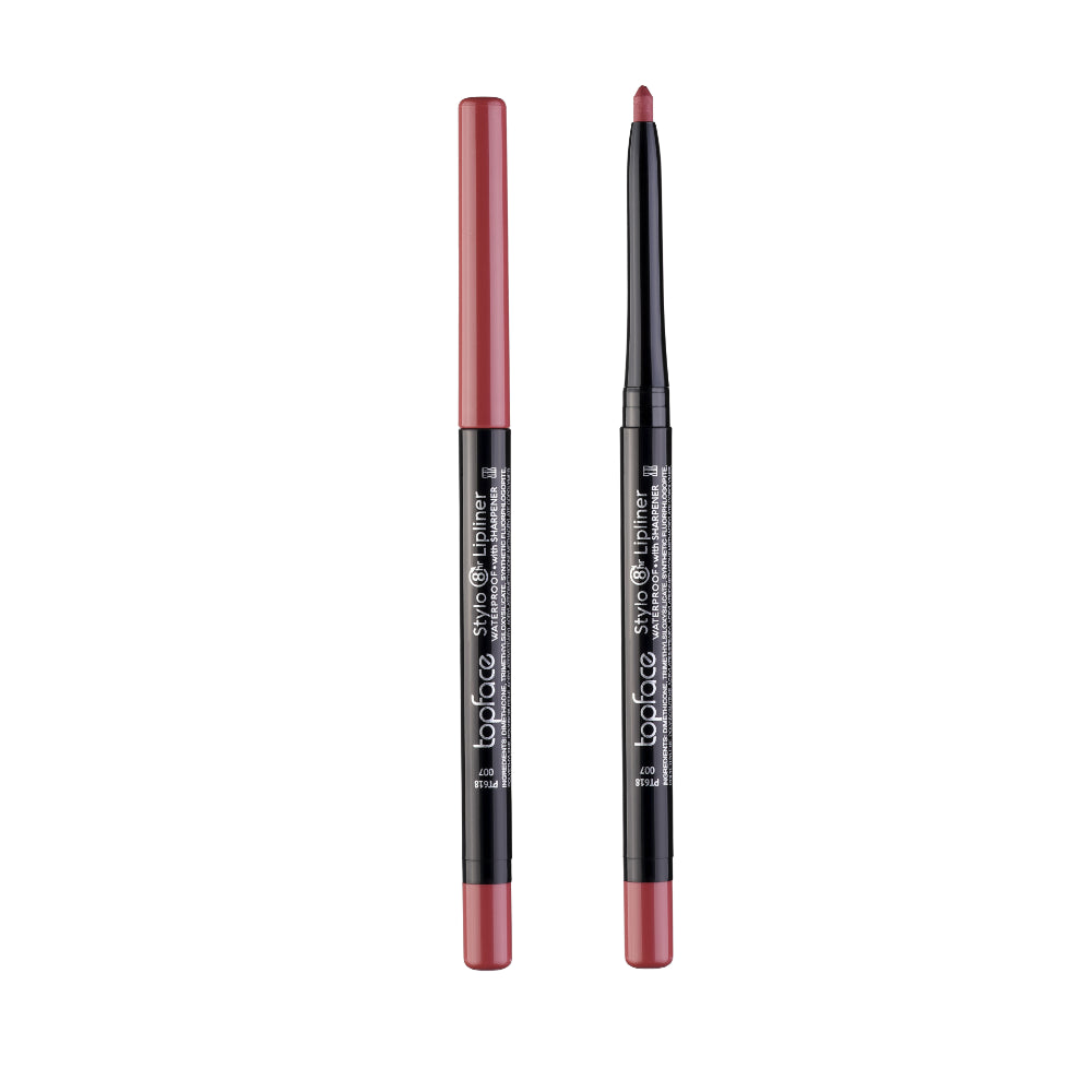 TopFace Stylo Waterproof Lipliner with Sharpener – PT618