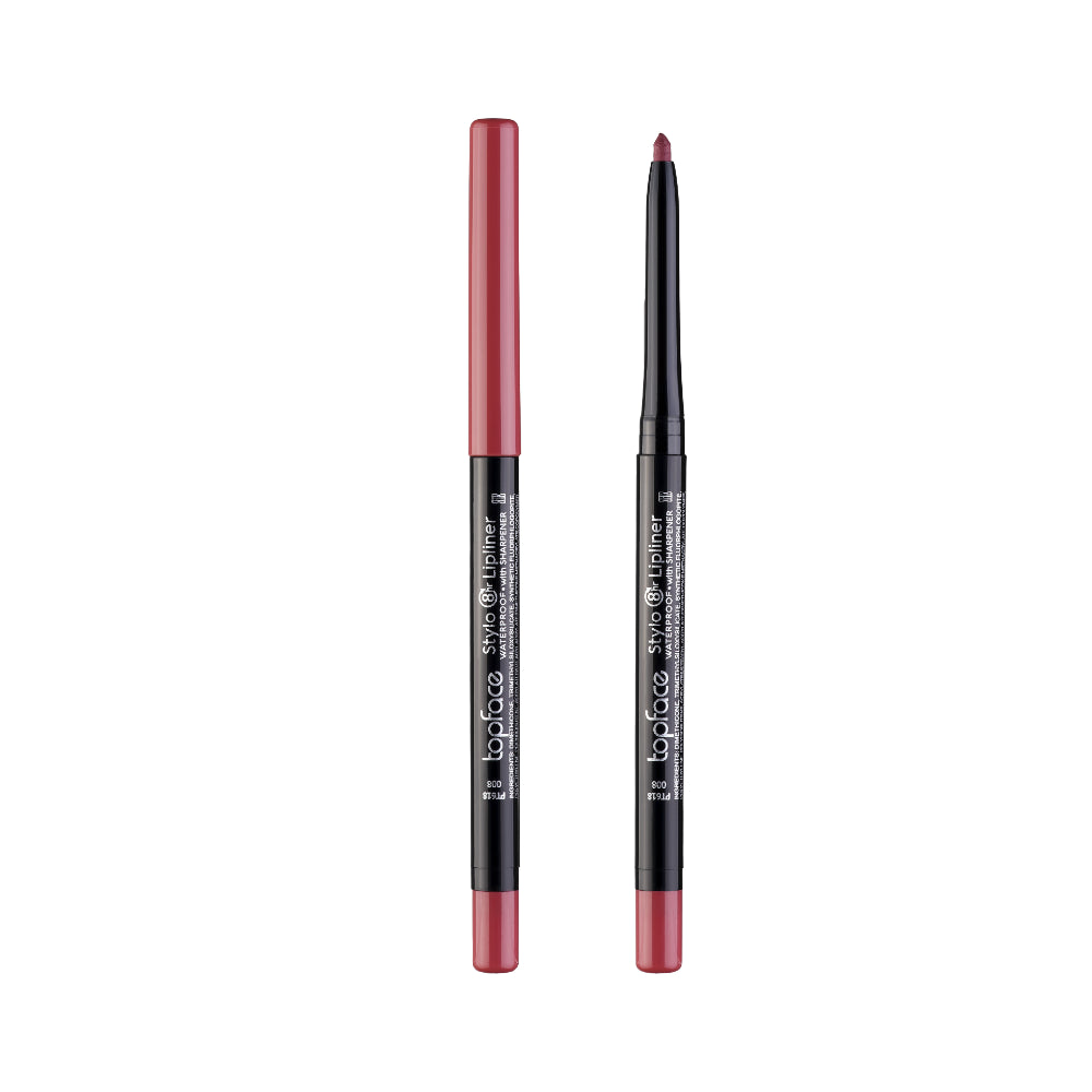 TopFace Stylo Waterproof Lipliner with Sharpener – PT618