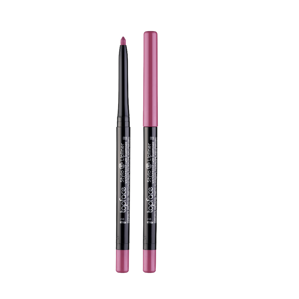 TopFace Stylo Waterproof Lipliner with Sharpener – PT618