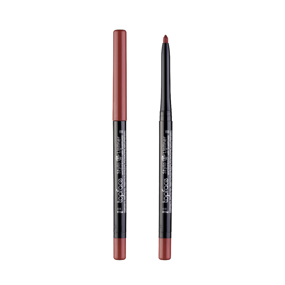 TopFace Stylo Waterproof Lipliner with Sharpener – PT618