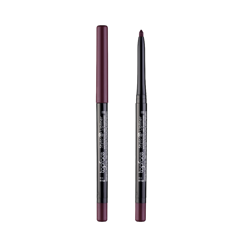 TopFace Stylo Waterproof Lipliner with Sharpener – PT618