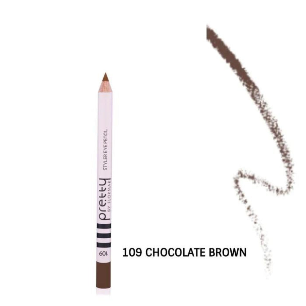 Pretty By Flormar Styler Eye Pencil 109 Chocolate Brown