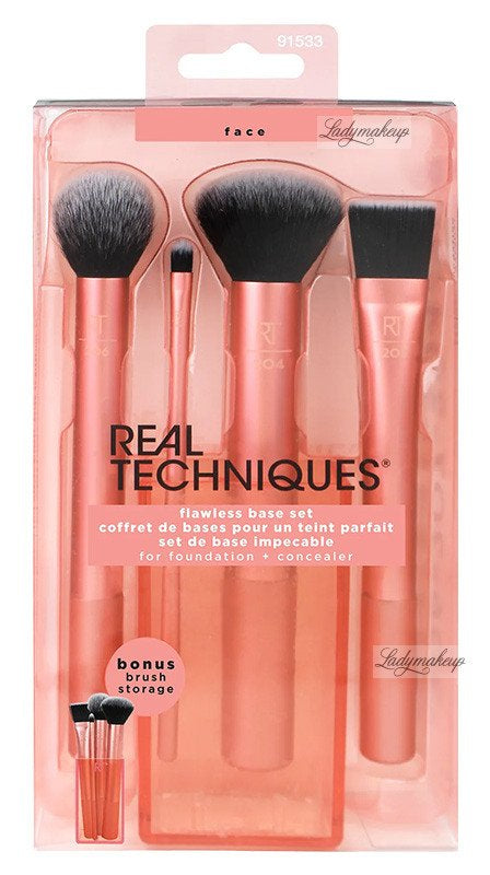 Real Techniques Flawless Base Makeup Brush KitReal Techniques Flawless Base Makeup Brush Kit | Makeup / Face / Base & Primer Real Techniques Flawless Base Makeup Brush KitReal Techniques Flawless Base Makeup Brush Kit | Makeup / Face / Base & Primer