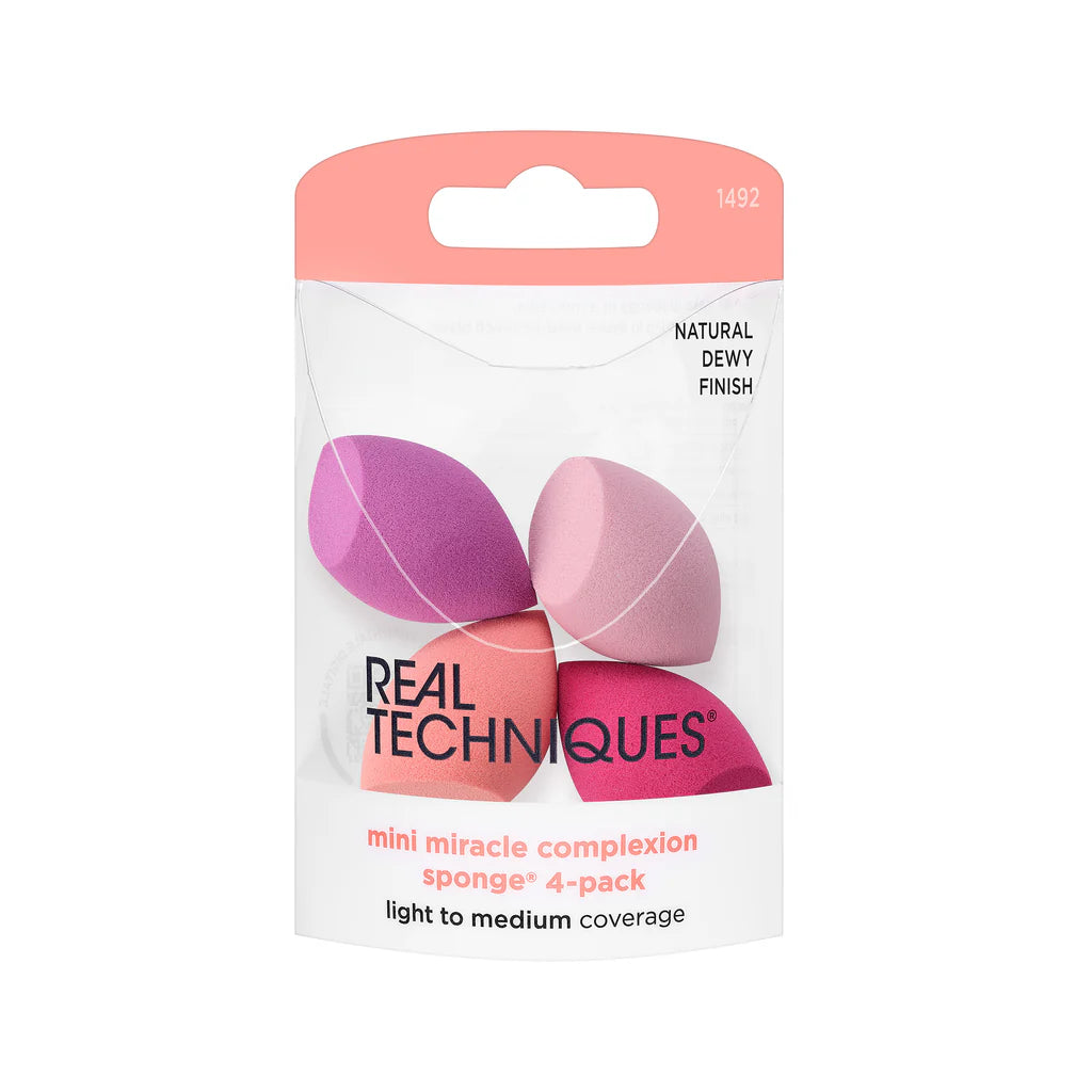 Real Techniques Miracle Mini Complexion 4 SpongesReal Techniques Miracle Mini Complexion 4 Sponges | Makeup / Brushes & Sponges Real Techniques Miracle Mini Complexion 4 SpongesReal Techniques Miracle Mini Complexion 4 Sponges | Makeup / Brushes & Sponges