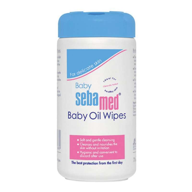 Sebamaed Baby Oil Wipes 70pcs