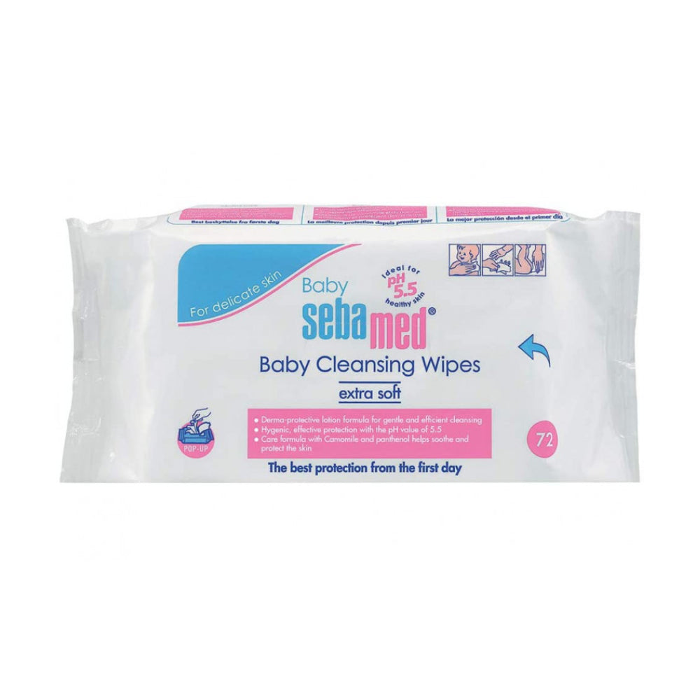 Sebamed Baby Cleansing Wipes 72pcs | Mother & Baby / Diapering Sebamed Baby Cleansing Wipes 72pcs | Mother & Baby / Diapering