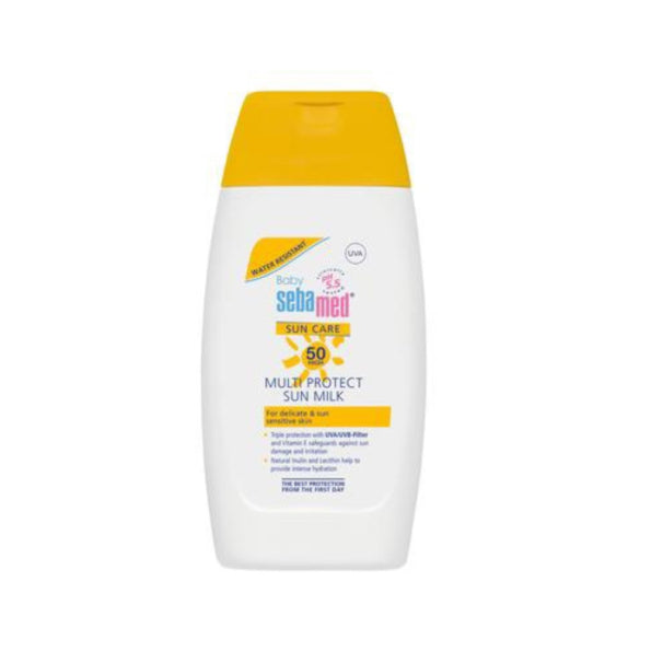 Sebamed Baby Sun Care Multi Protect Sun Milk SPF50 +200 ml | Mother & Baby / Sunscreen For Children Sebamed Baby Sun Care Multi Protect Sun Milk SPF50 +200 ml | Mother & Baby / Sunscreen For Children