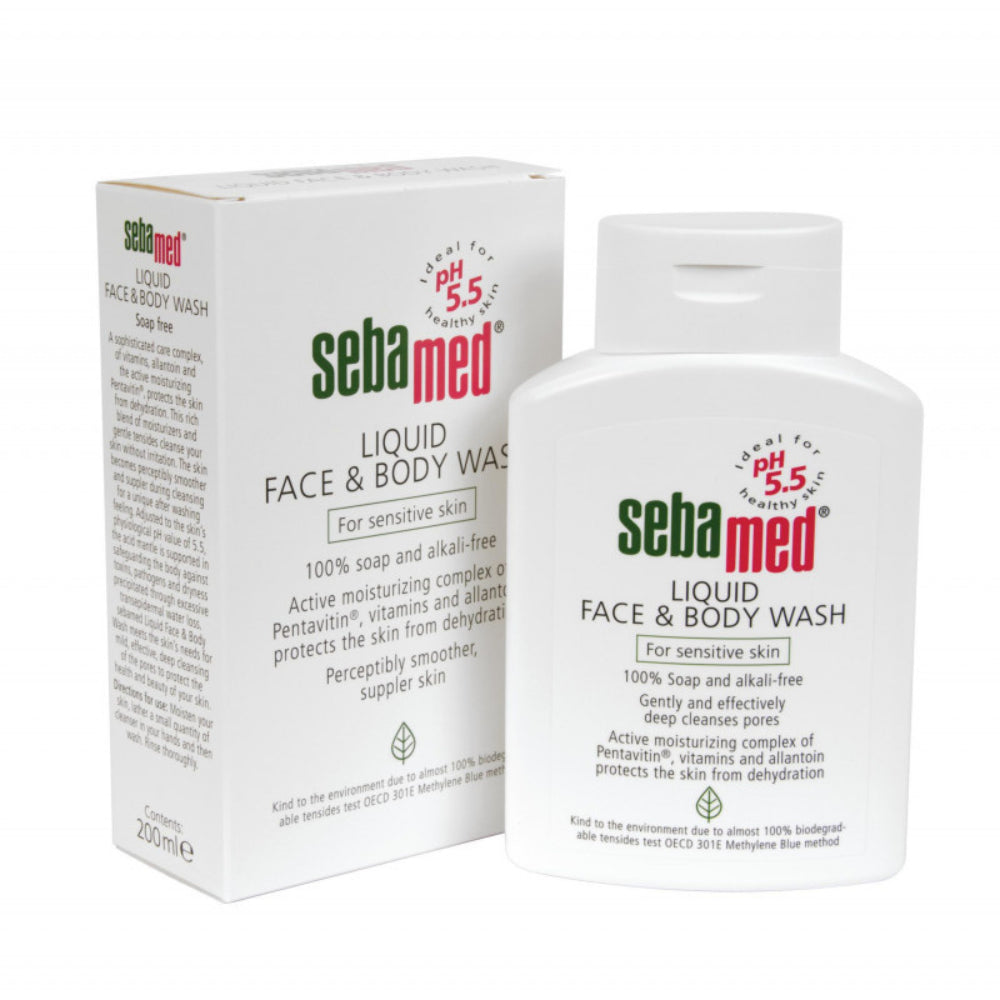 Sebamed Liquid Face and Body Wash 500ml | Skin Care / Face Wash Sebamed Liquid Face and Body Wash 500ml | Skin Care / Face Wash
