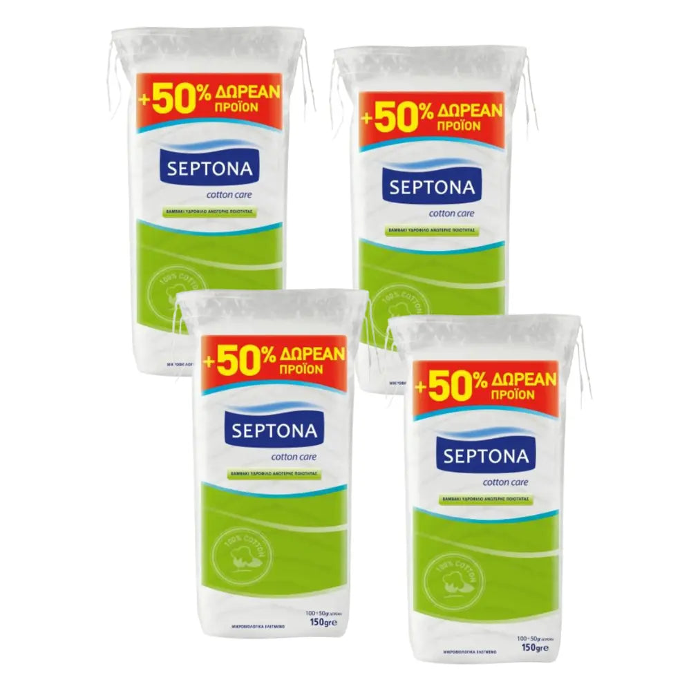 Septona Cotton 100gr +50% 4pcs Offer