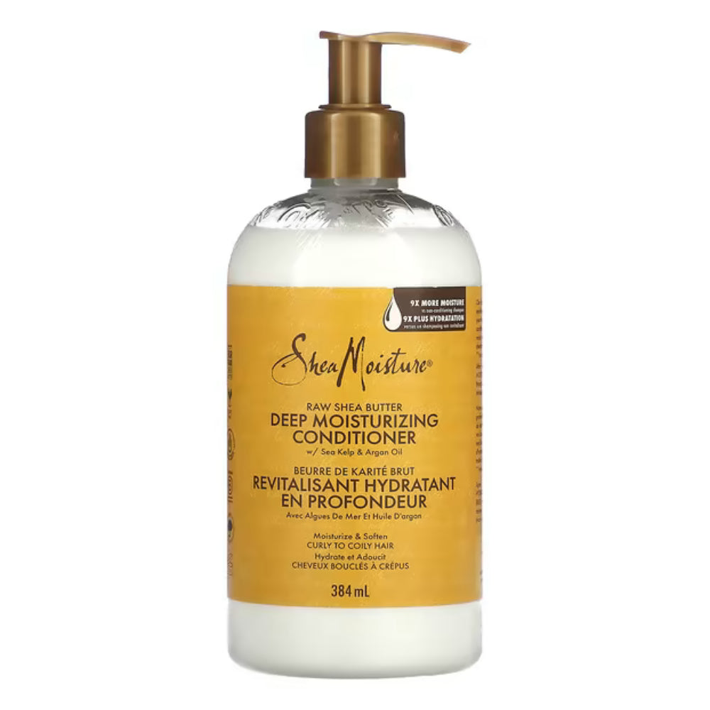 SheaMoisture Raw Shea Butter Deep Moisturizing Conditioner Curly to Coily Hair 384 ml