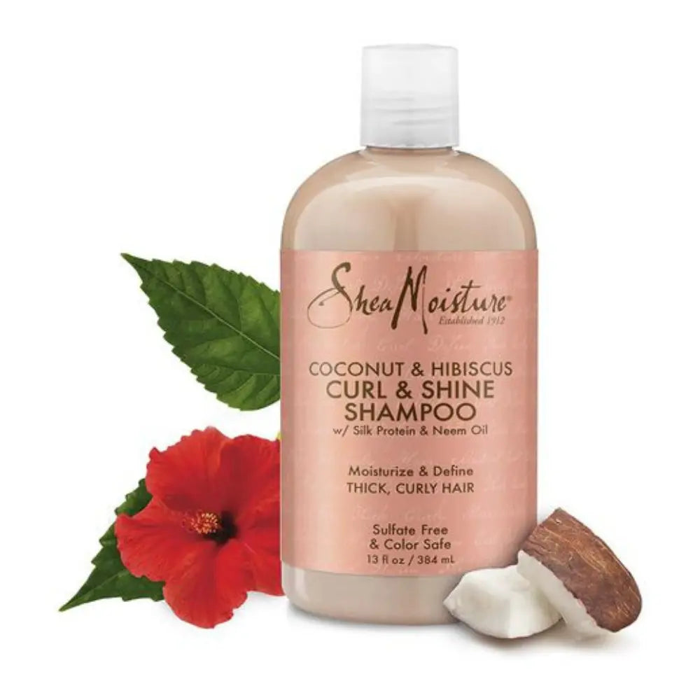 SheaMoisture Coconut & Hibiscus Curl & Shine Shampoo 384ml