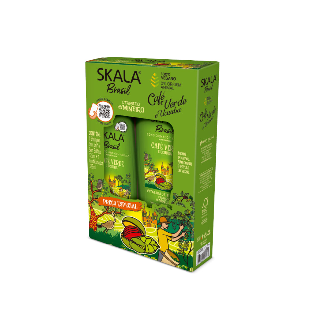 Skala Green Coffee Kit Shampoo+ Conditioner 325ml