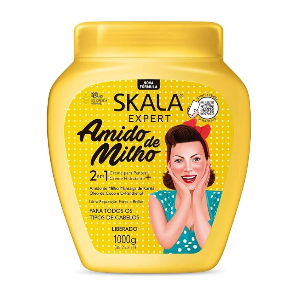 Skala Amido De Milho 2 In 1 Hair Treatment Cream 1000g