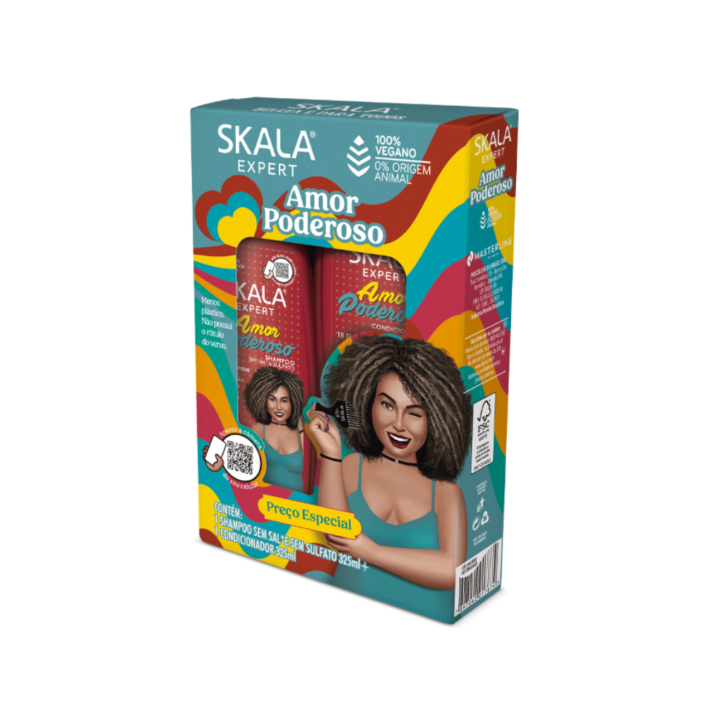 Skala Amor Poderoso Kit Shampoo+ Conditioner 325ml
