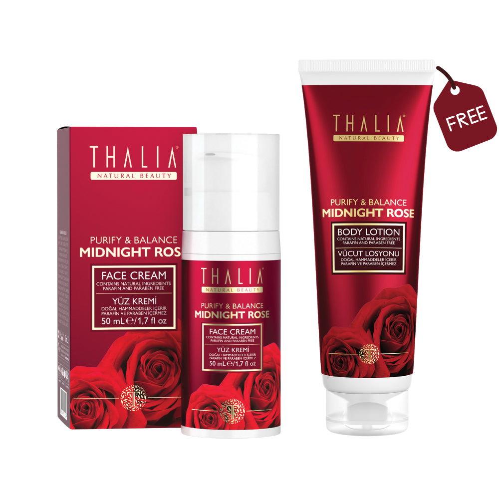 Thalia Midnight Rose Face Cream + Body Lotion Free Offer