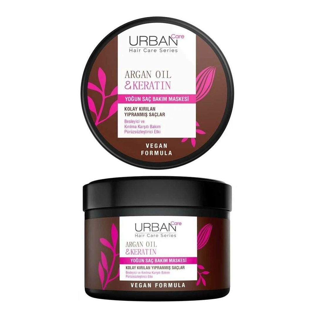 URBAN CARE ARGAN OIL & KERATIN INTENSIVE HAIR
CARE MASK 230 ml