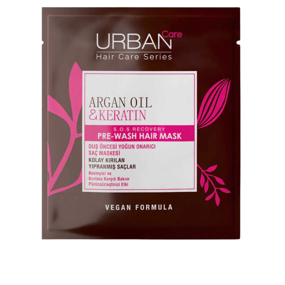 URBAN CARE ARGAN OIL & KERATIN PRE-HAIR MASK
50 ml