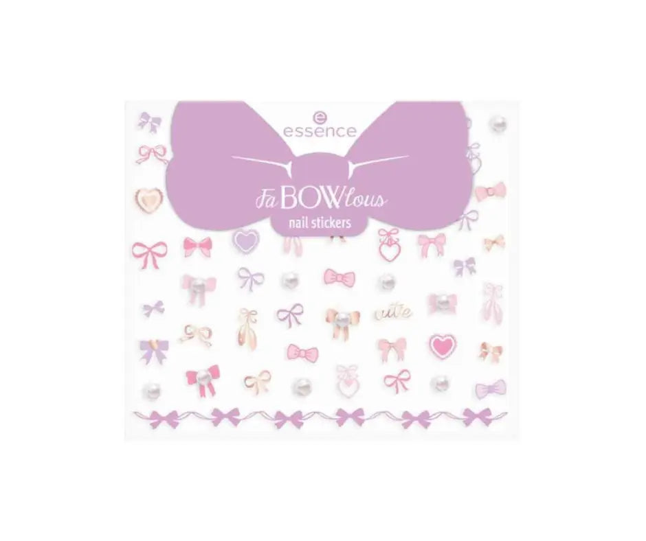 Essence Fabowlous Nail Stickers 01 Ballet of Bows! 61 pcs | Nails & Nail Polish Essence Fabowlous Nail Stickers 01 Ballet of Bows! 61 pcs | Nails & Nail Polish