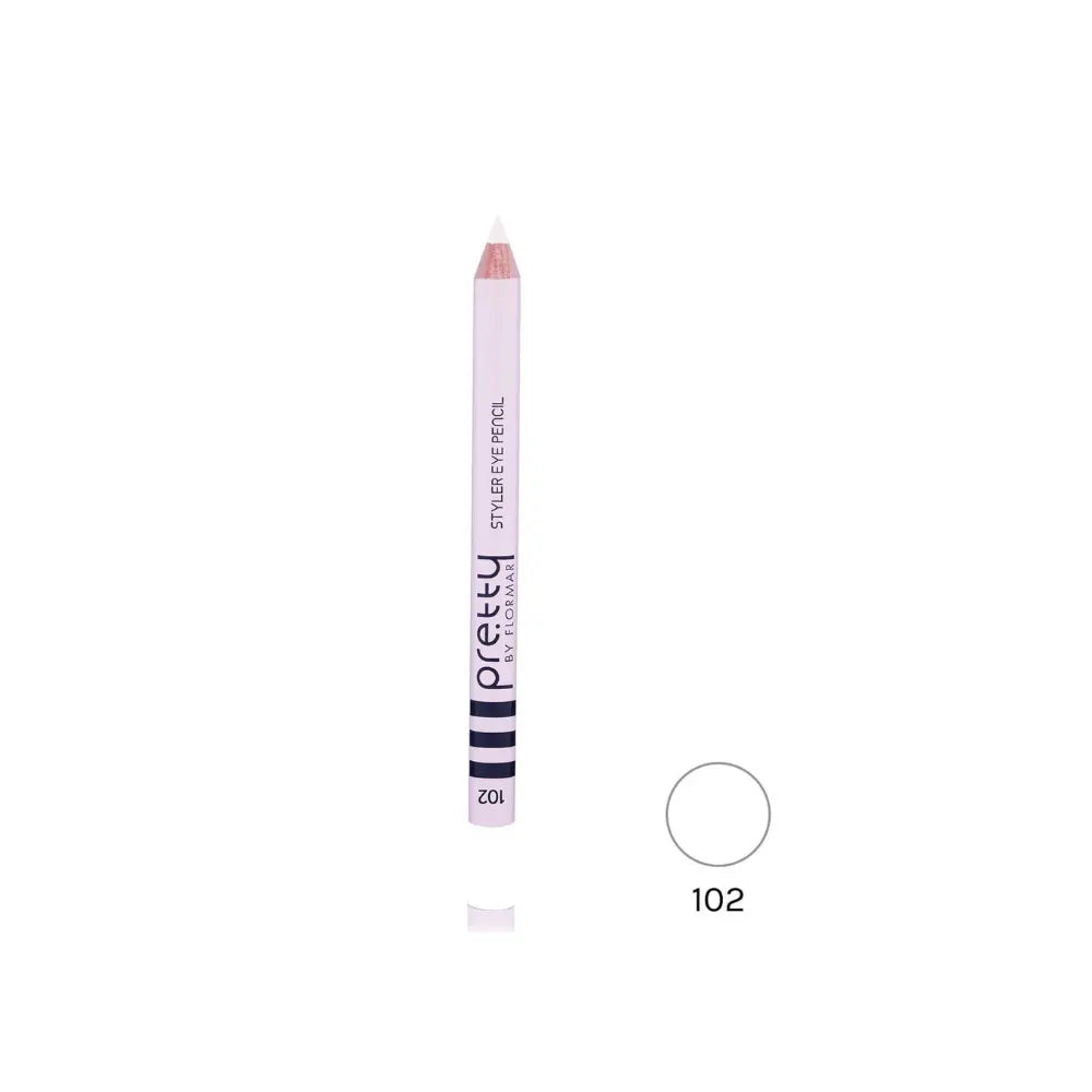 Pretty By Flormar Styler Eye Pencil White Pearl 102