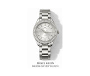 MIKEL KLEIN SILVER ELEGANCE WATCH