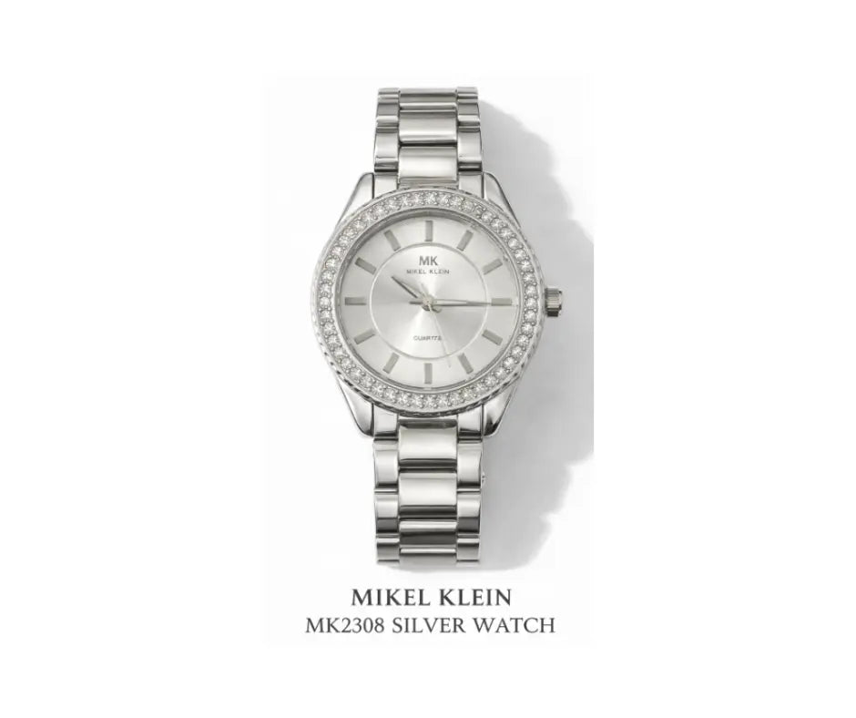 MIKEL KLEIN SILVER ELEGANCE WATCH