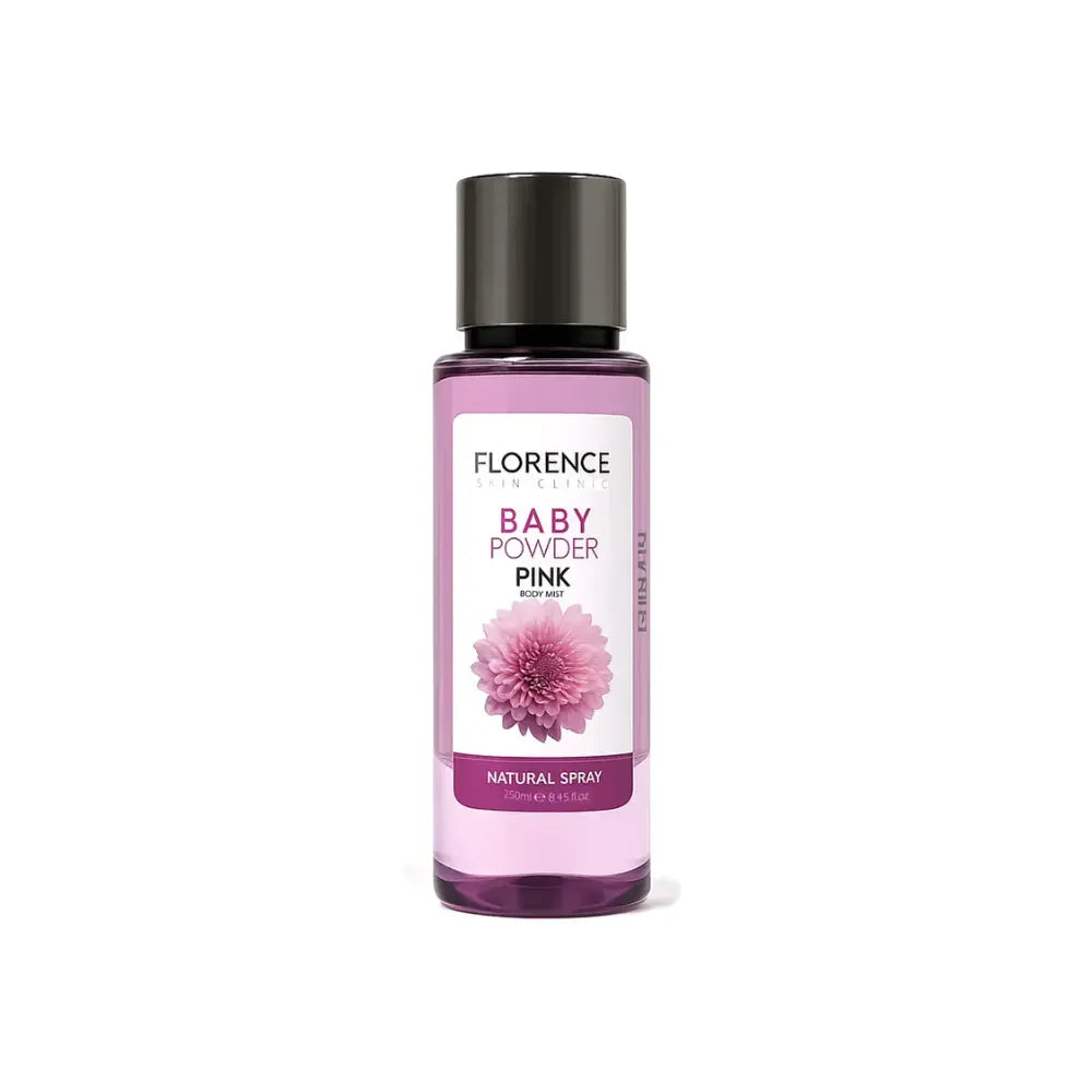 Florence Baby Powder Pink Body Mist Natural Spray - 250ml