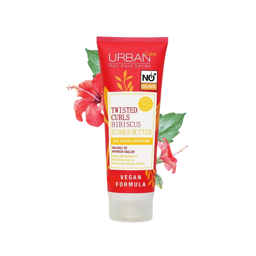 Urban Care Twisted Curls Hibiscus & Shea Butter No Sulfate Shampoo 250ml