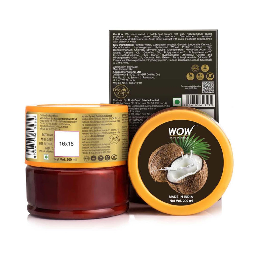 Wow Coconut Milk Hair Mask Hair Mask 200ml