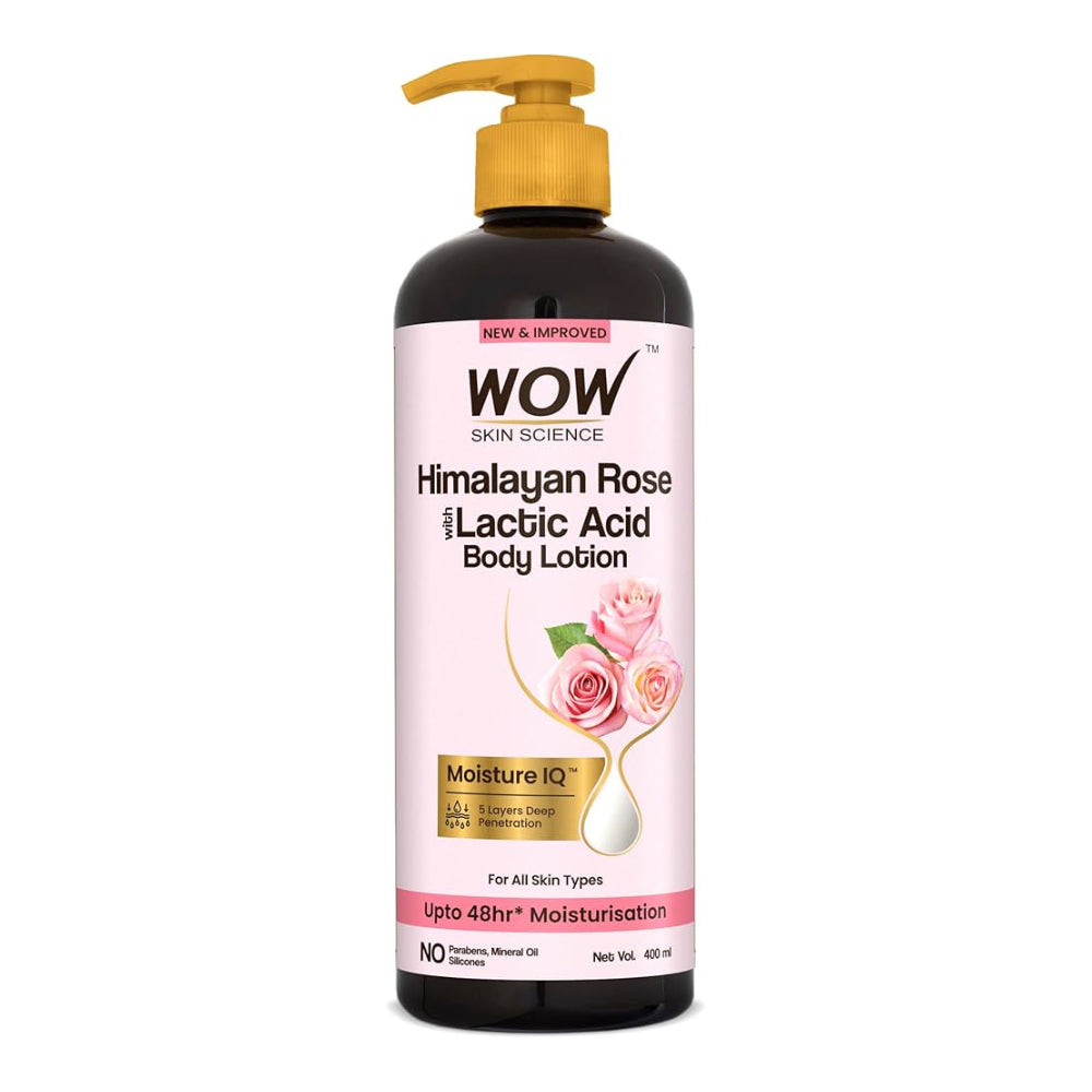 Wow Himalayan Rose Body Lotion with Lactic Acid 400ml