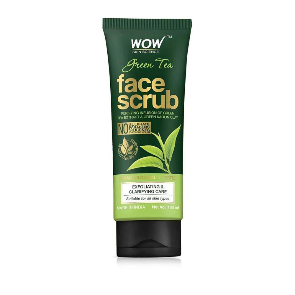 Wow Skin Science Green Tea Face Scrub 100ml | Skin Care / Scrubs Wow Skin Science Green Tea Face Scrub 100ml | Skin Care / Scrubs