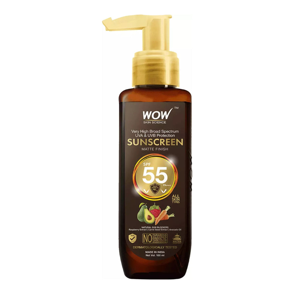 Wow SunScreen Matte Cream SPF55 100ML