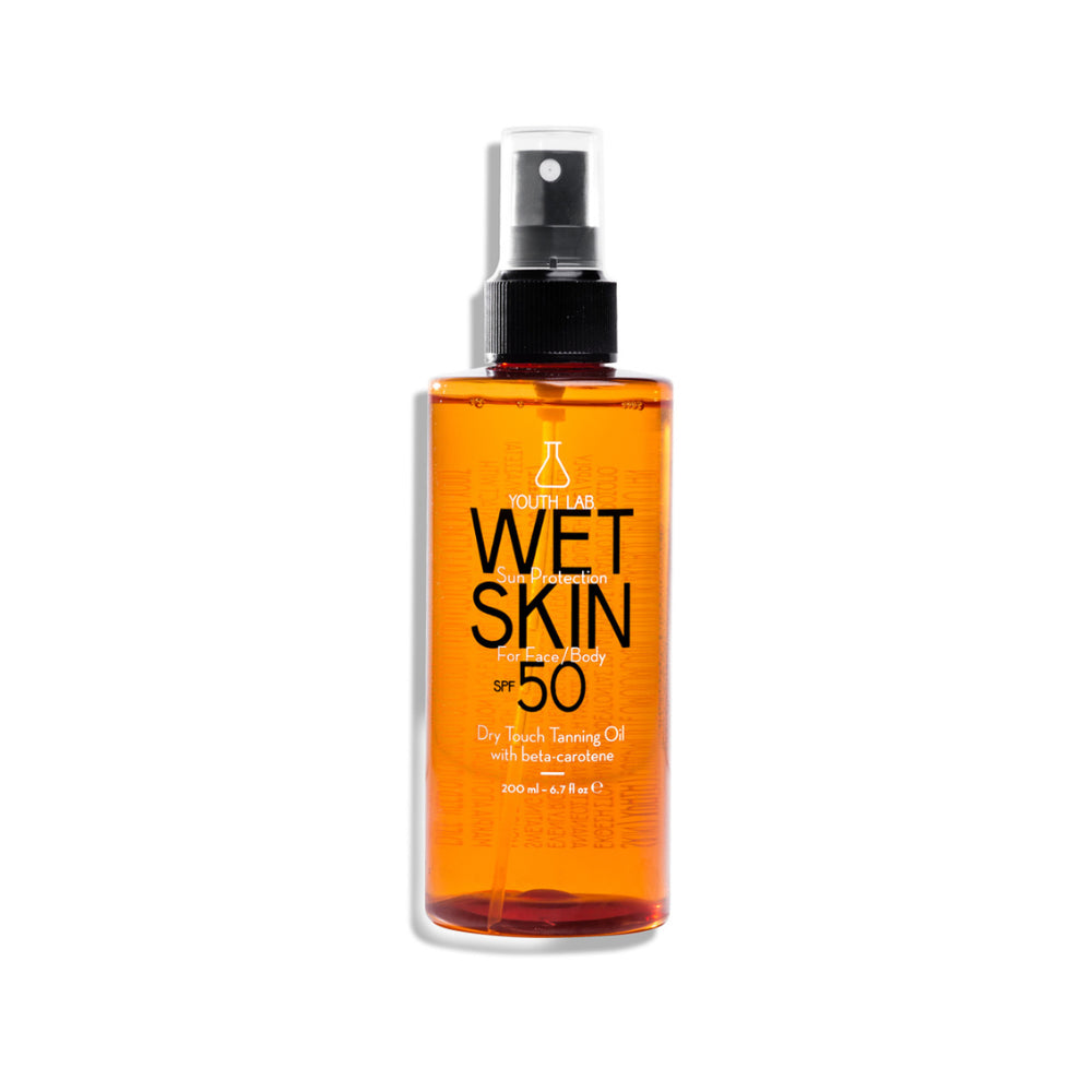 Youth Lab Wet Skin Sun Protection SPF50 Tan Accelerating Oil