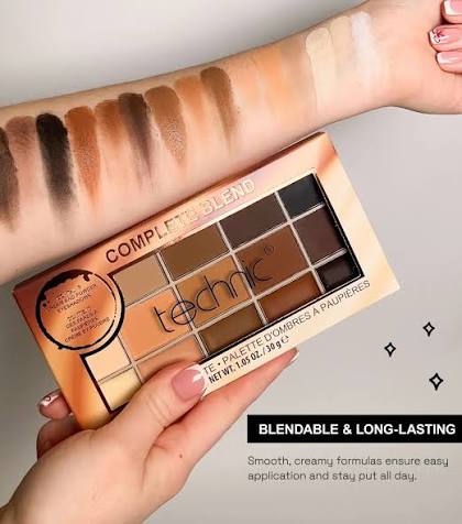TECHNIC Complete Blend Cream & Powder Eyeshadow Palette