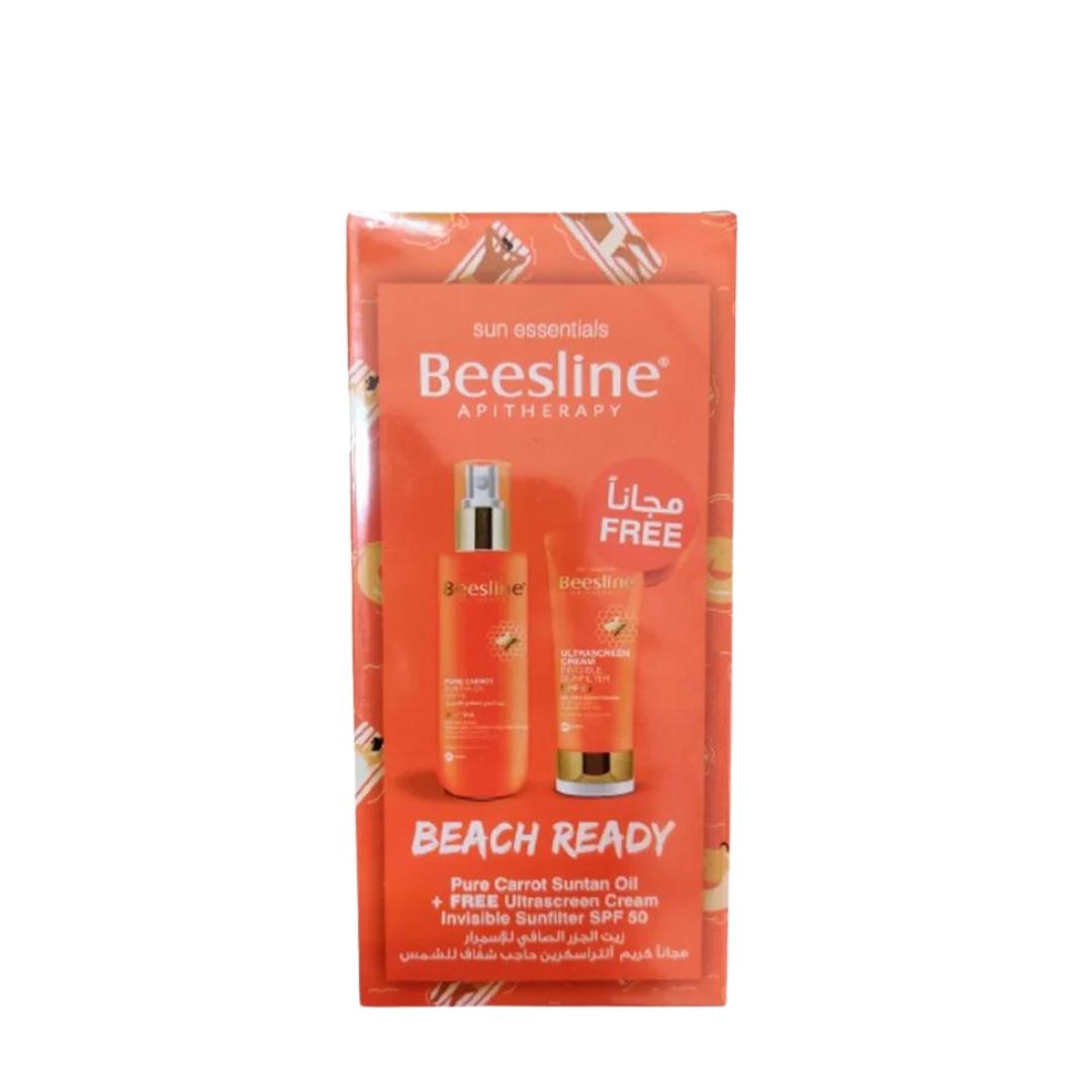 Beesline Pure Carrot Suntan Oil & Ultrascreen Cream SPF50 Offer