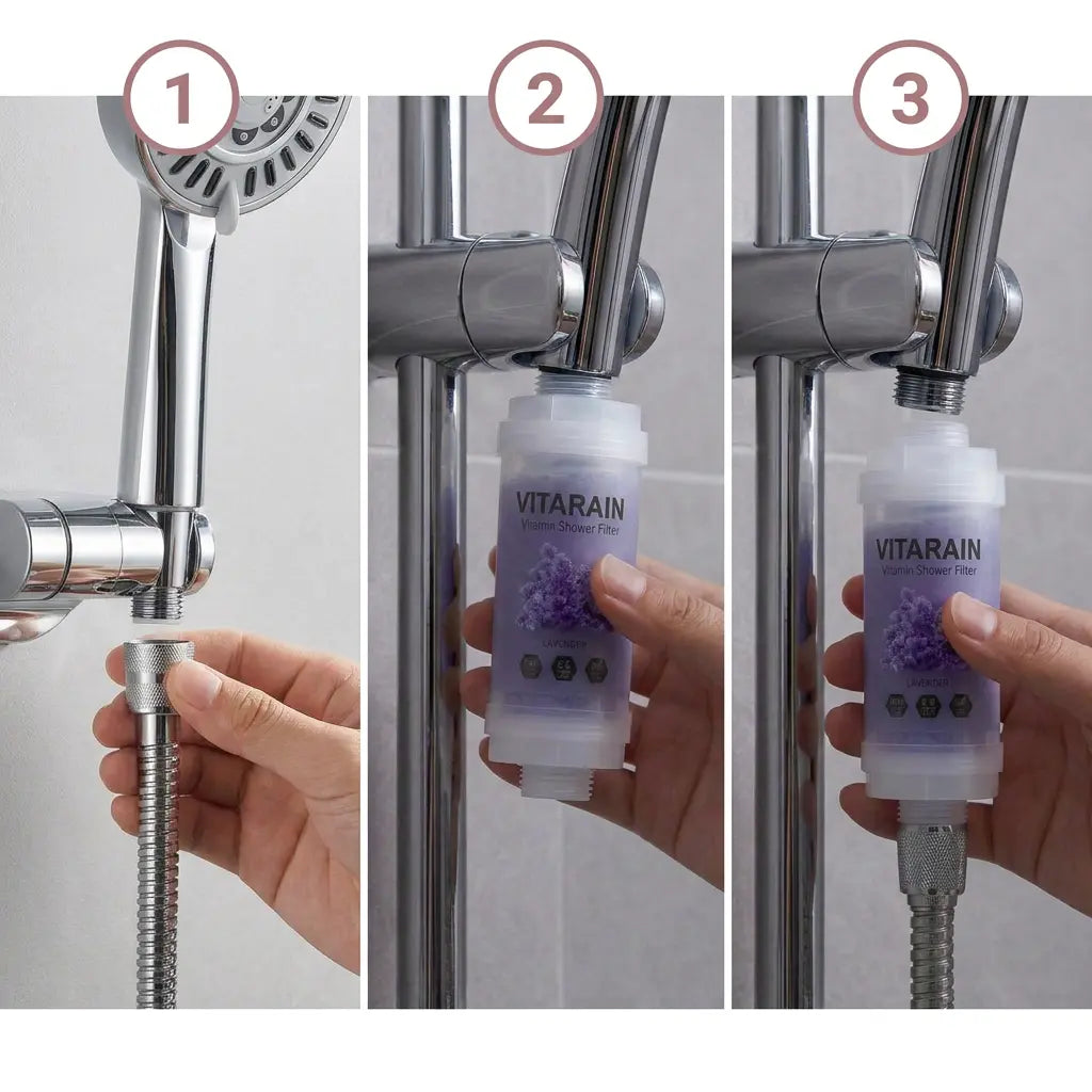 Lavender Scent | VITARAIN Korean Vitamin C Shower Filter | Lavender Scent Lavender Scent | VITARAIN Korean Vitamin C Shower Filter | Lavender Scent